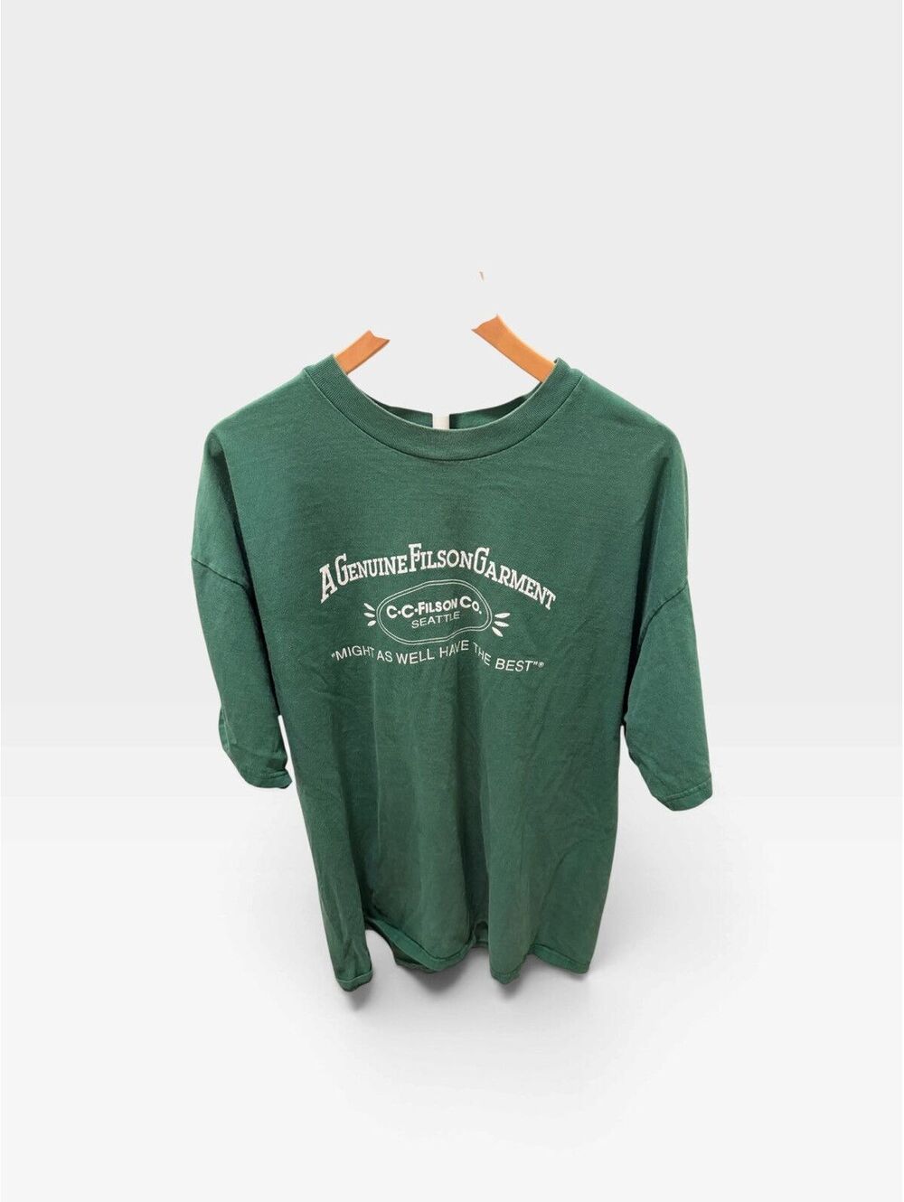 Filson Co. Seattle Spell-Out T-Shirt — Green, Adult XXL